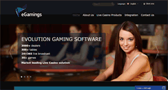 Desktop Screenshot of egamings.com