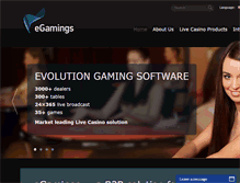 Tablet Screenshot of egamings.com